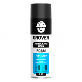 Пена Монтажная Grover F30 0,5 л Всесезонная / Гровер.