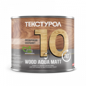 Защиты и Декор Древесины Текстурол Wood Aqua Matt 0.8л Палисандр, Акриловая, Матовая для Внутренних и Наружных Работ.
