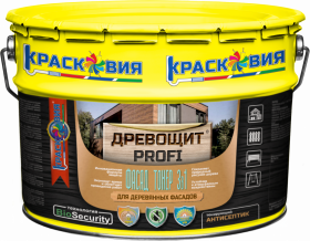Пропитка для Дерева Красковия Древощит PROFI «Фасад Тонер 3в1» 8кг Бесцветная, Антисептическая, Тонирующая, Алкидная.
