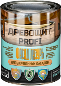 Лазурь для Дерева Красковия Древощит Profi "Фасад Лазурь" 2.5кг Венге с Защитой от Плесени и Грибка.