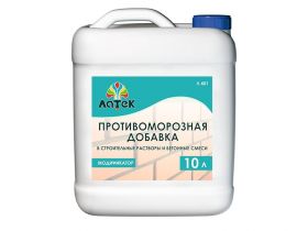 Противоморозная Добавка Латек Л401 5л в Строительные Растворы и Бетонные Смеси.