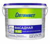 Краска Фасадная Оптимист S-07 7кг Белая, Матовая, Водно-Дисперсионная.