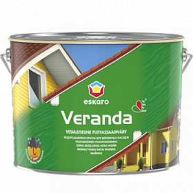 Масляно-Акриловая Краска 9.5л Eskaro Veranda Полуматовая для Древесины.