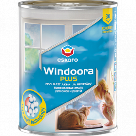 Эмаль 0.45л Eskaro Windoora Plus для Окон и Дверей.