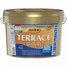 Масло для Террас Eskaro Terrace  Aqua 9л Водоразбавимое, без Запаха для Внутренних и Наружных Работ.
