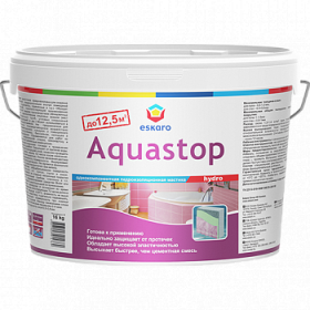 Однокомпонентная Гидроизоляционная Мастика 16кг Eskaro Aquastop Hydro.