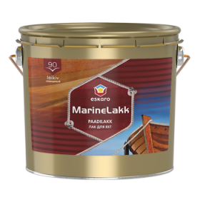 Уретан-Алкидный Лак 2.4л Eskaro Marine lakk 90 Глянцевый Атмосферостойкий для Яхт.