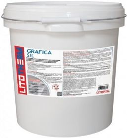 Декоративная Штукатурка Короед Litokol Litotherm Grafica Sil 25кг Белая, Силиконовая, Зерно 1.5мм / Литокол.