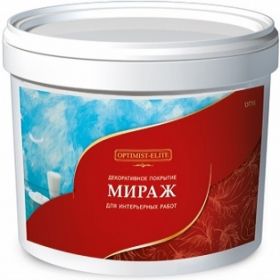 Декоративное Покрытие Optimist-Elite Мираж D731 15кг Экологичная.