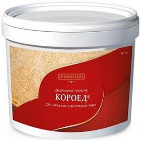 Декоративная Штукатурка Короед Optimist-Elite XS D710c 7кг Белая, Зерно 1.2мм / Оптимист Элит.