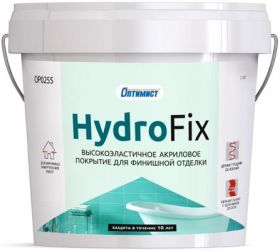 Гидроизоляция Готовая Оптимист C407 Hydrofix 3.5кг Высокоэластичная, Белая / Оптимист С407 Гидрофикс.