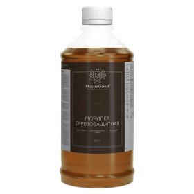 Морилка Деревозащитная Master Good 0.5л Лиственница, Водная / Мастер Гуд.