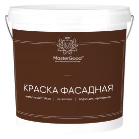 Краска Фасадная Master Good 3кг Акриловая, Атмосферостойкая / Мастер Гуд.