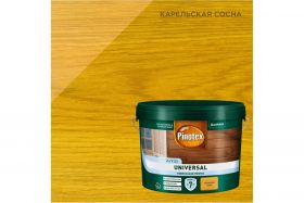 Пропитка Универсальная Pinotex Universal 2 в 1 2.5л Карельская Сосна Полуматовая на Водной Основе для Защиты Древесины до 7 Лет / Пинотекс Универсал.