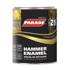 Эмаль по Металлу Прямо на Ржавчину 2.5л Черная Молотковая, Parade Z1 Metal Enamel.