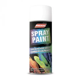 Аэрозольная Эмаль Декоративная Универсальная Parade Spray Paint 0.4л Белый / Парад Спрей Пейнт.