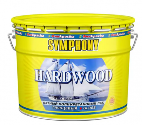 Лак Яхтный Финкраска Symphony HARDWOOD 3л Полиуретановый, Быстросохнущий, Влагостойкий, Глянцевый / Симфония Хардвуд.
