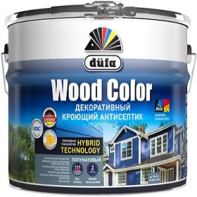 Декоративный Кроющий Антисептик Dufa Wood Color 0.81л Бесцветный по Древесине, Полуматовый для Внутренних и Наружных Работ / Дюфа Вуд Колор.