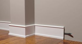 Плинтус Decor-Dizayn DD712 Белая Лепнина Д2000хВ100хТ17 / Декор Дизайн.