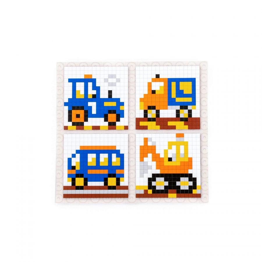 Конструктор "Классик" "Мозаика №4 (техника)" (350 элементов) (в пакете)