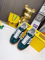 Кроссовки Adidas Gucci Gazellle зеленые