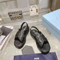 Босоножки PRADA PREMIUM черные