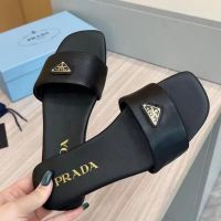 Шлепанцы PRADA PREMIUM черные