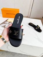 Шлепанцы LOUIS VUITTON PREMIUM черные