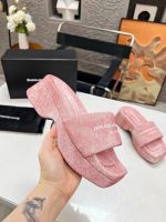 Шлепанцы Alexander WANG розовые