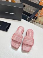 Шлепанцы Alexander WANG розовые