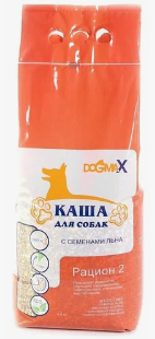 Dogmax каша с семенами льна рацион 2