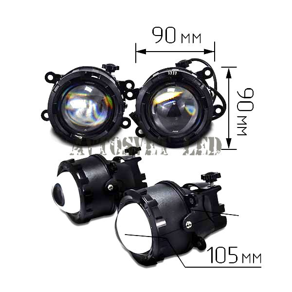 Фары противотуманные ASF5-40W FLOOD с границей света