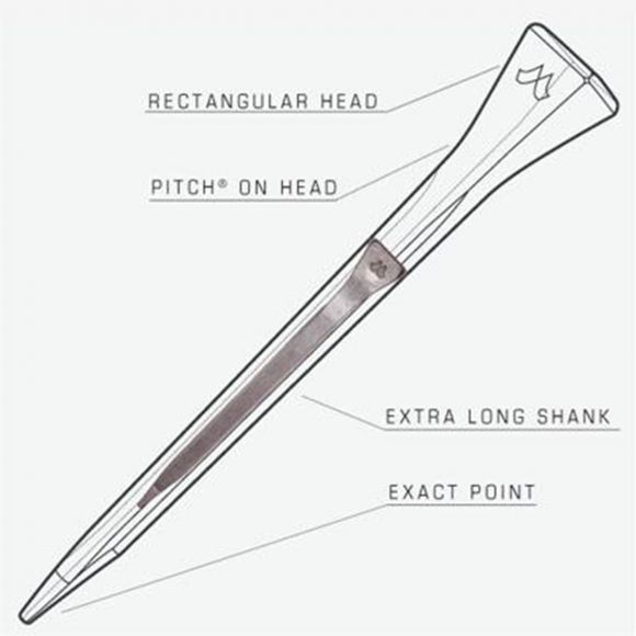 Ковочные гвозди Mustad nails Concave Угловая головка