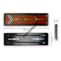 Задние led фонари с бегающим поворотом