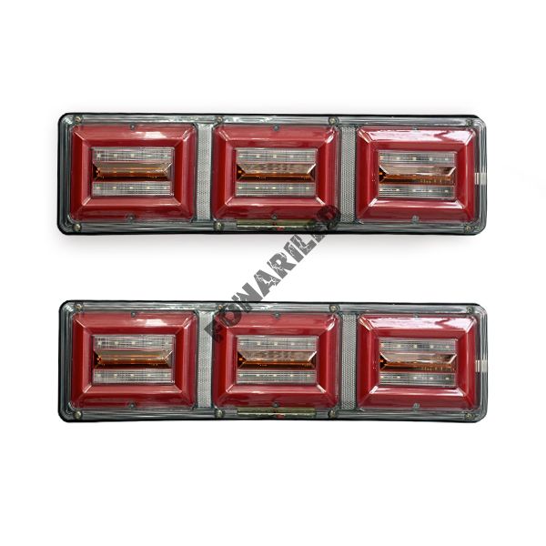 Задние led фонари FS-3046 с бегающим поворотом