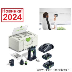 Аккумуляторная дрель - шуруповерт CXS 18 C 3,0-Set в систейнере FESTOOL576884