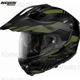 Шлем Nolan X-552 Ultra Carbon Wingsuit N-Com, зеленый матовый