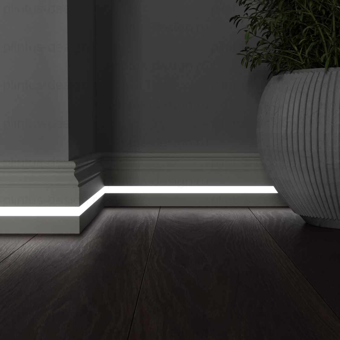 LWD Original Джорджия плинтус из МДФ с подсветкой