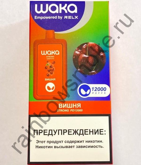 Электронная сигарета Waka Strong PD12000 Cherry (Вишня)