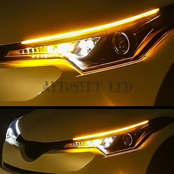 Светодиодные ходовые огни DXO-1 реснички с бегущим поворотником