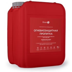 Огнебиозащитная Пропитка Elcon 10л Красная / Элкон.