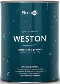 Лак по Камню Elcon Weston 2л Бесцветный с Эффектом Мокрого Камня для Внутренних и Наружных Работ / Элкон Вестон.*