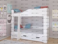 Кровать двухъярусная Астра-2 с ящиком