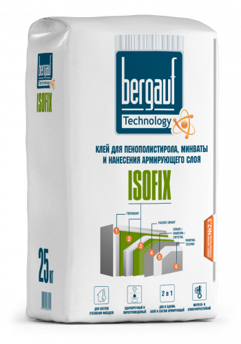 Клей Для Пенополистирола, Минваты Bergauf, Isofix