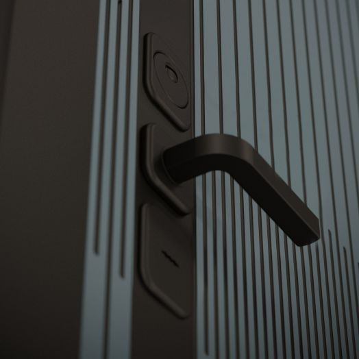 Входная дверь Лабиринт ISSIDA 02 Венге, стекло белое