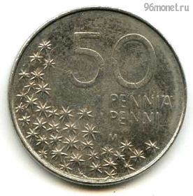 Финляндия 50 пенни 1991 M