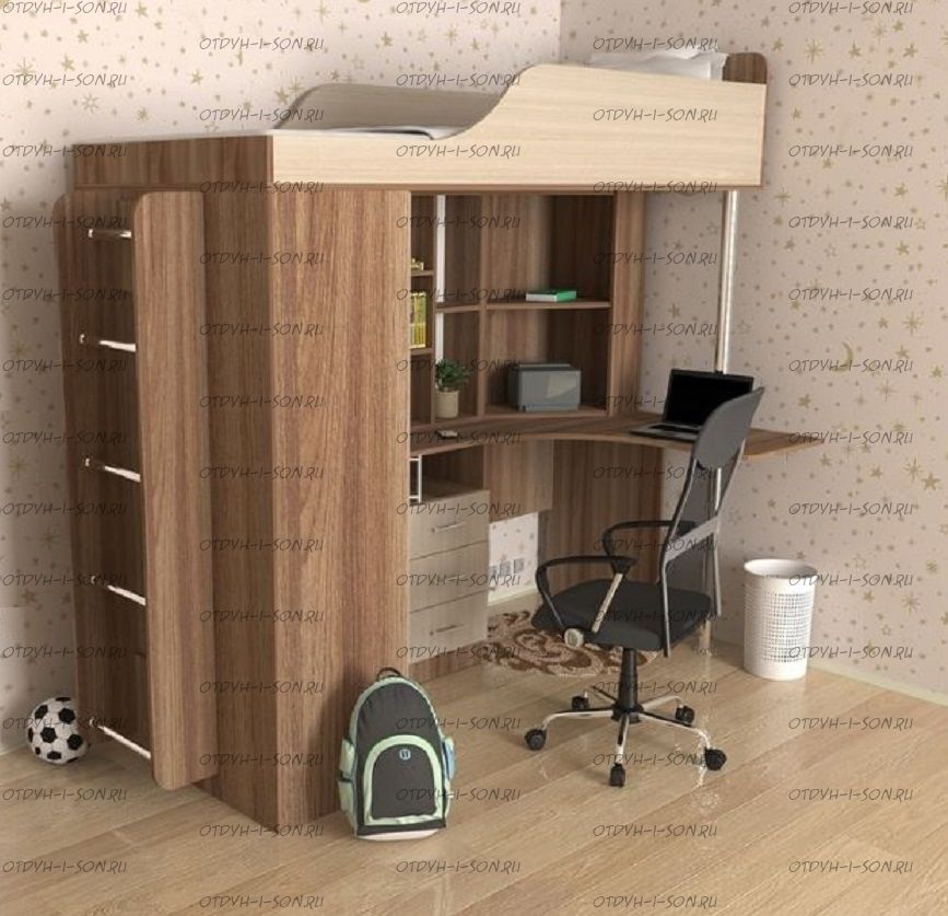 Кровать-чердак Квартет-3