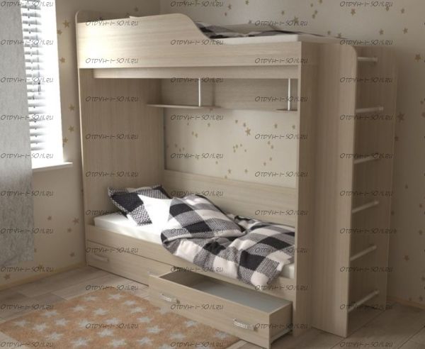 Кровать двухъярусная Дуэт