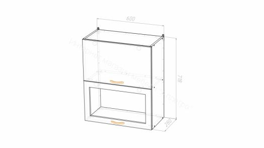 Кухонный гарнитур Лотос макси 2 1800 мм