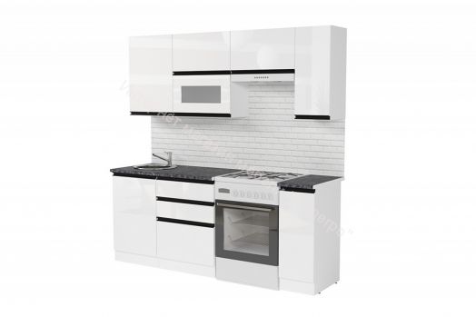 Кухонный гарнитур Лотос ультра 2000 мм